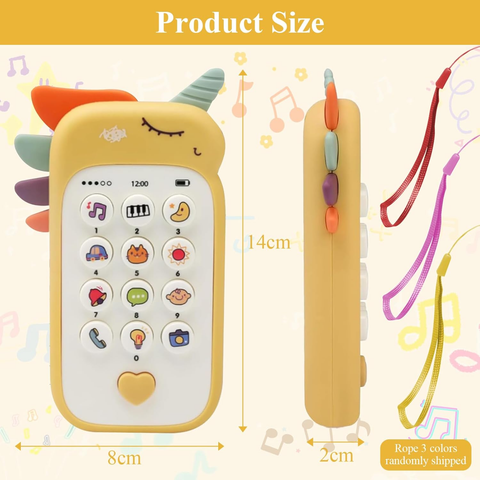 Children's Mobile Phone Toy Mobile Phone Baby Mobile Phone Children's Mobile Phone Play Mobile Phone Toy Mobile Phone Baby Phone Toy Mobile Phone with Music Lights, Sound, Laughing Songs