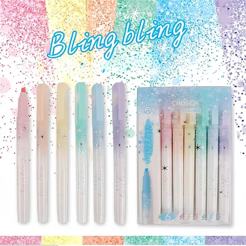 SPARKLES - HIGHLIGHTER SET OF 6