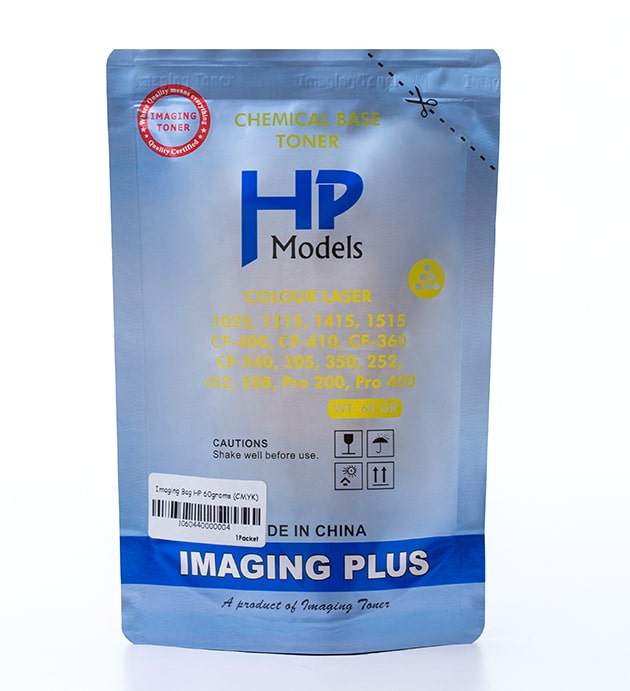 IMAGING TONER BAG HP COLOR (YELLOW) 60G