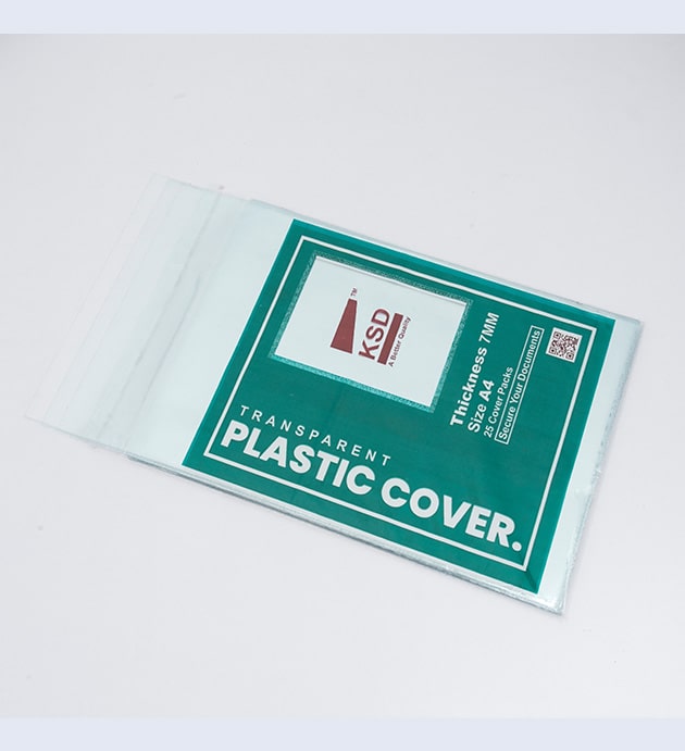 KSD PLASTIC COVER 7MM A4 (25PCS)