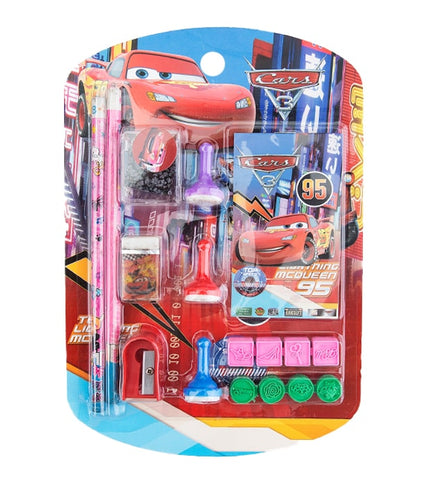 CAR SMILE FACTORY STATIONERY SET WITH STAMPS