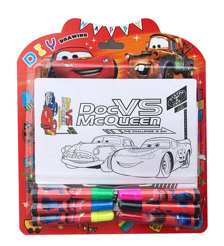 COLORING GIFT CARD#8006 WITH MARKERS (CAR)