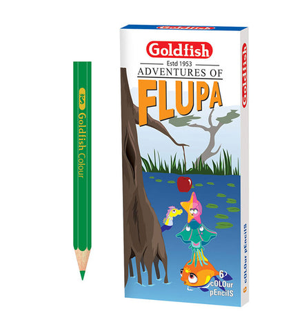 Goldfish Color Pencil Half (6 Color)