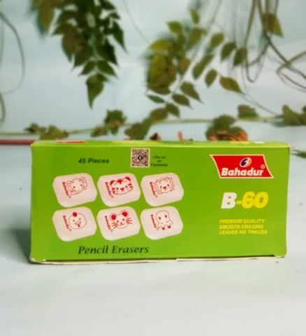 BAHADUR B-60 ERASER (1PCS)