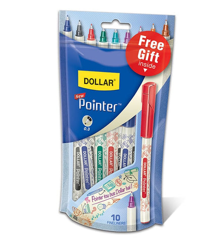 DOLLAR WOW POINTER SET (10 COLOR)