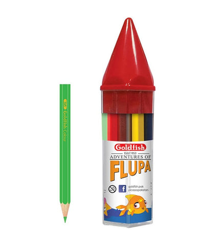 Goldfish Color Pencil Half (12 Color) Hex Jar