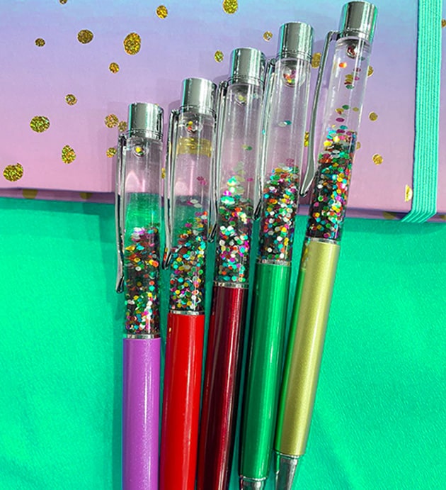 FANCY BALLPOINT GLITTER (1 Pcs)