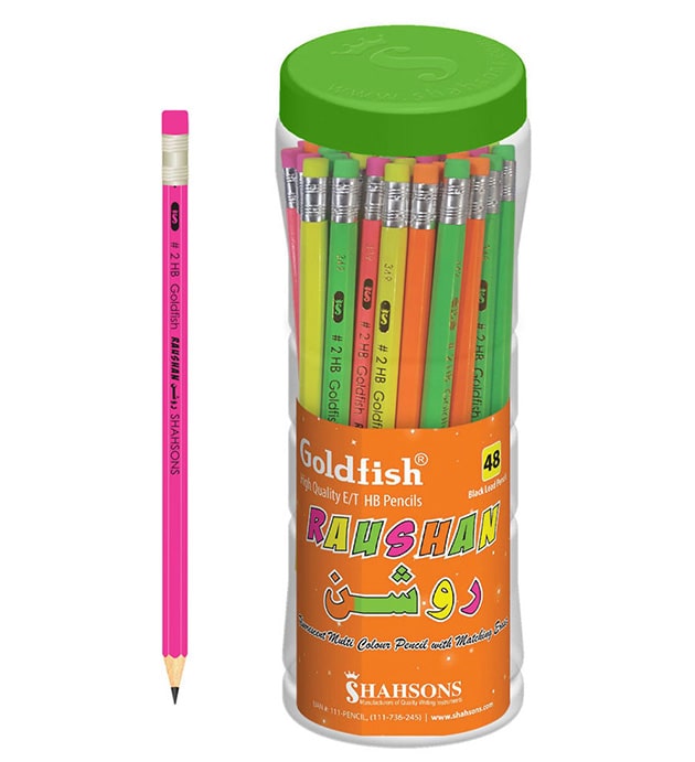 Goldfish Raushan Pencil Jar (48Pcs)