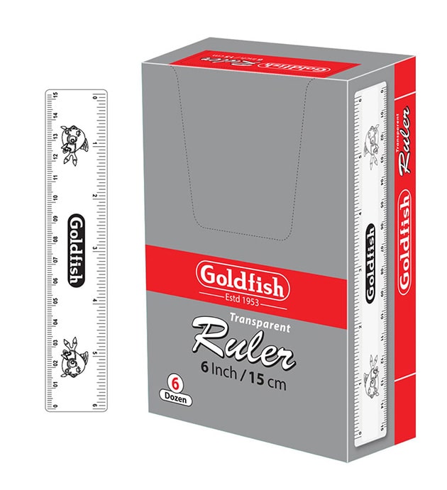 Goldfish Ruler 6" (1Pcs)