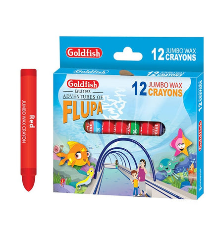 Goldfish Jumbo Wax Crayons (12Pcs)